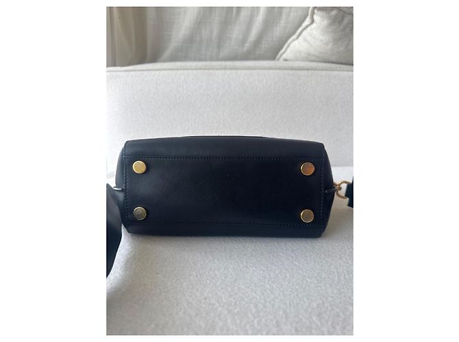 Balmain B-Buzz 23 gesteppte Leder Handtasche Schwarz - Ansicht 12