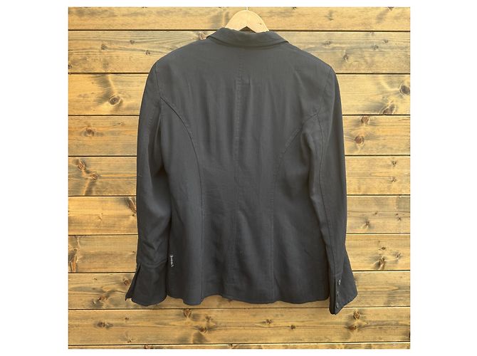 Armani Jeans Blazer negro mujer - vista 2