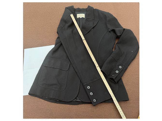 Armani Jeans Blazer negro mujer - vista 8