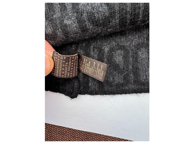 Gorro Monograma Roberto Cavalli Negro Gris - vista 5