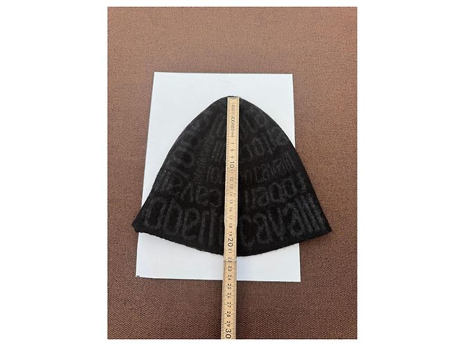 Gorro Monograma Roberto Cavalli Negro Gris - vista 8