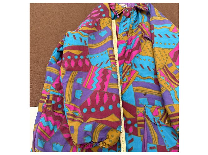 Missoni Steppjacke mit geometrischem Multicolour-Print Braun Pink Blau Golden Lila - Ansicht 9