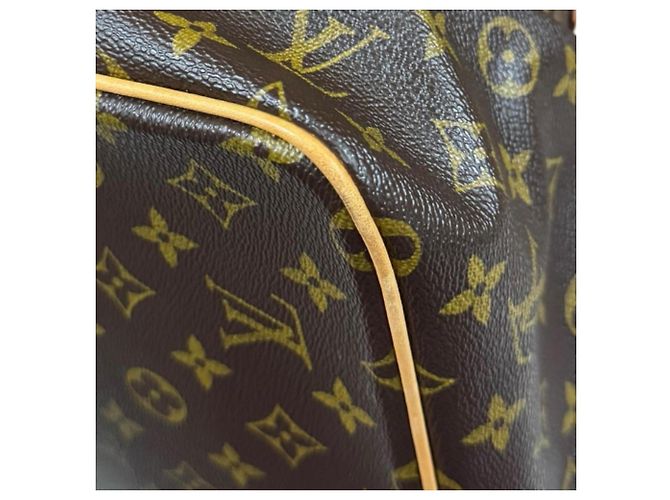 Borsa a Spalla Louis Vuitton Palermo PM Monogram Marrone - vista 10