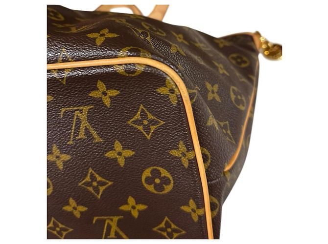 Borsa a Spalla Louis Vuitton Palermo PM Monogram Marrone - vista 11