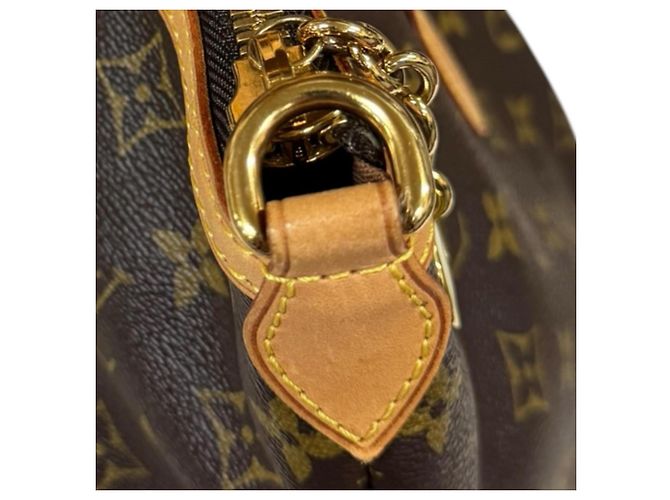Borsa a Spalla Louis Vuitton Palermo PM Monogram Marrone - vista 16