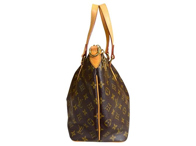 Borsa a Spalla Louis Vuitton Palermo PM Monogram Marrone - vista 4