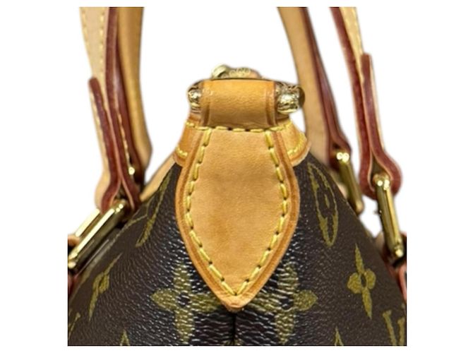 Borsa a Spalla Louis Vuitton Palermo PM Monogram Marrone - vista 5