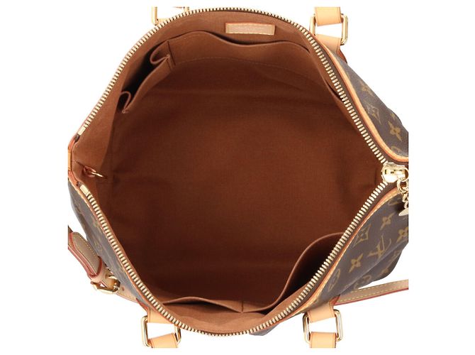 Borsa a Spalla Louis Vuitton Palermo PM Monogram Marrone - vista 8