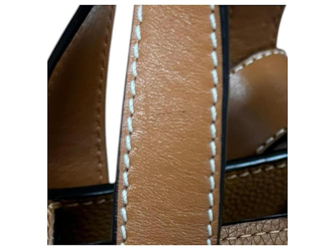 Borsa a Spalla Loewe Hammock Small Marrone - vista 13