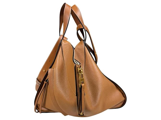Borsa a Spalla Loewe Hammock Small Marrone - vista 5
