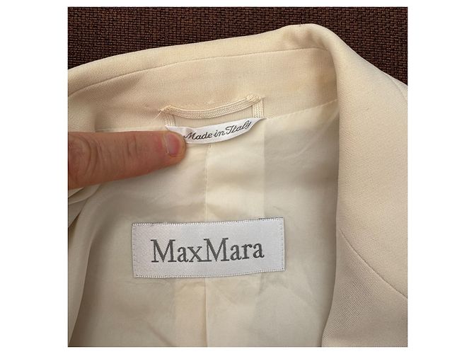 Max Mara Blazer Color Crema Crudo - vista 3