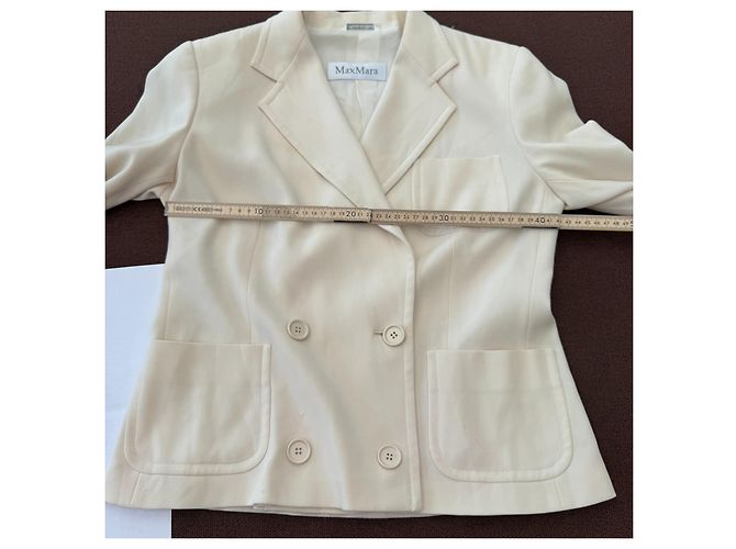 Max Mara Blazer Color Crema Crudo - vista 6