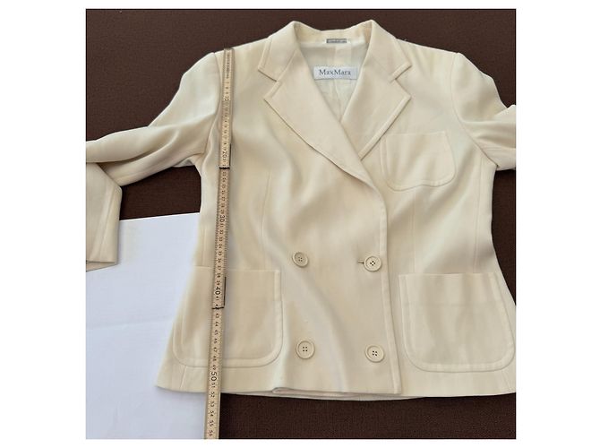 Max Mara Blazer Color Crema Crudo - vista 7