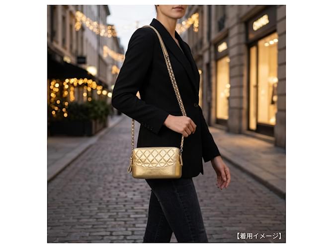 Chanel Gabrielle de Chain/Shoulder Wallet D'oro - vista 2