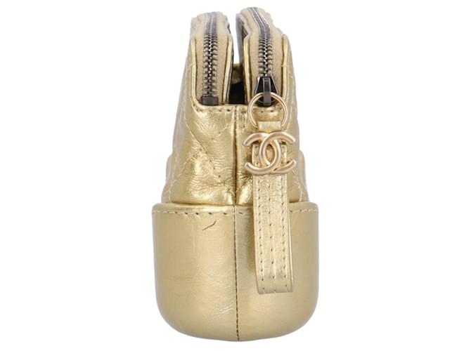 Chanel Gabrielle de Chain/Shoulder Wallet D'oro - vista 4