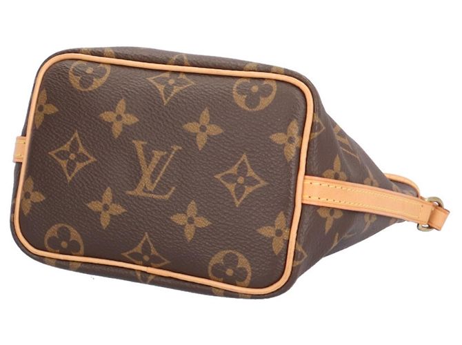 Borsa a Spalla Louis Vuitton Nano Noe Monogram Marrone - vista 5