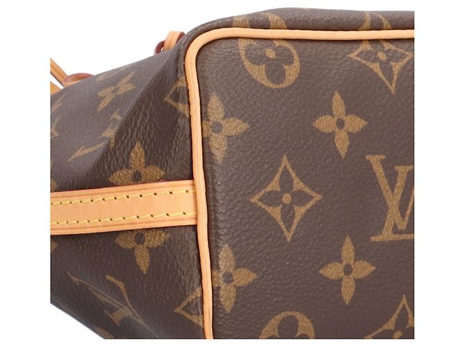 Borsa a Spalla Louis Vuitton Nano Noe Monogram Marrone - vista 7
