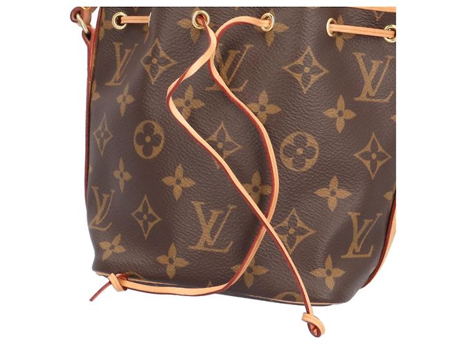 Borsa a Spalla Louis Vuitton Nano Noe Monogram Marrone - vista 8