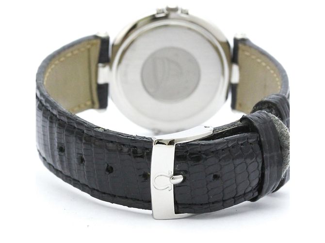 OMEGA Constellation Date Aço Quartzo Relógio Masculino 196.0360 - vista 5