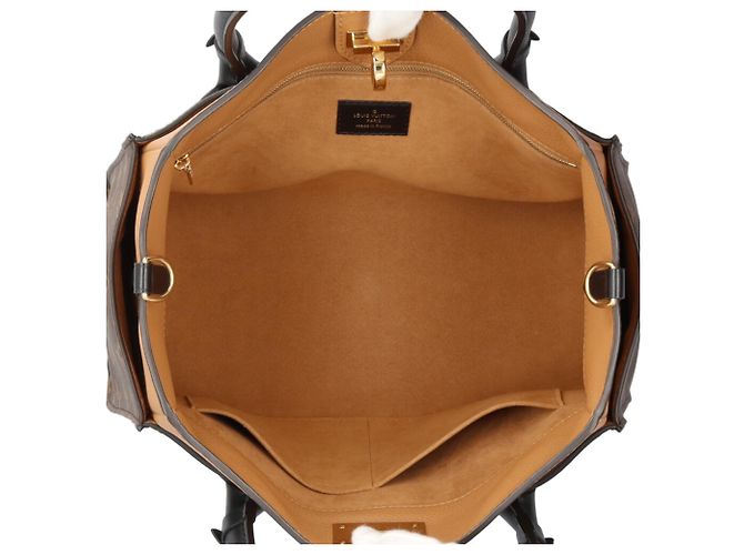 Bolso de Hombro Louis Vuitton On My Side MM Castaño Negro - vista 6
