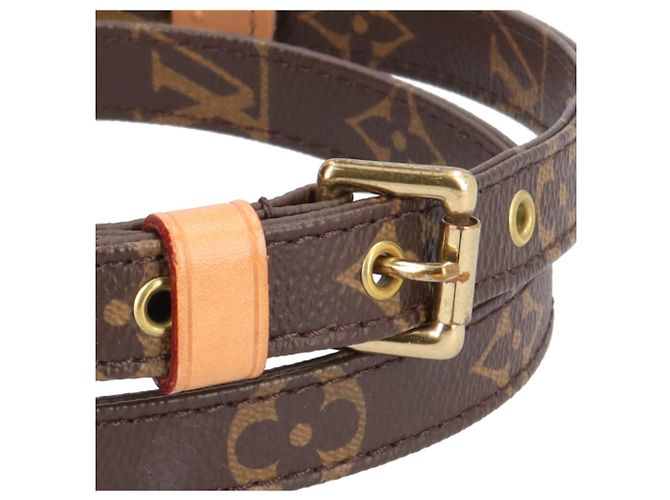 Bolso de Hombro Louis Vuitton On My Side MM Castaño Negro - vista 7