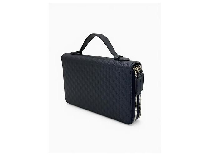 Cartera Gucci Microguccissima en piel azul - vista 3