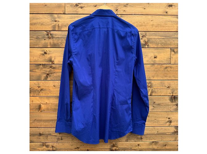 Prada Herren Hemd aus blauer Baumwolle - Ansicht 2