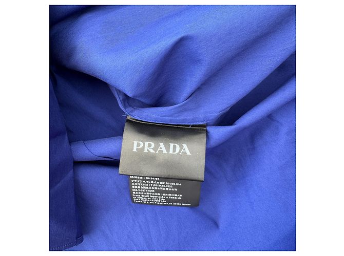 Prada Herren Hemd aus blauer Baumwolle - Ansicht 4