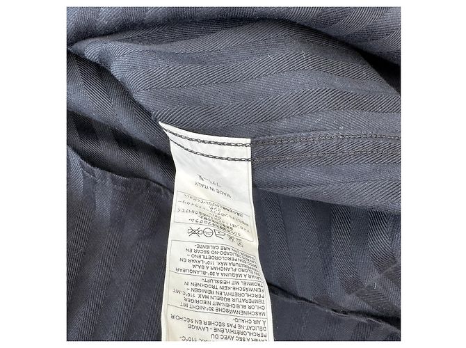 Autre Marque Andrew Mackenzie Camicia in Cotone a Righe Nere Nero - vista 5