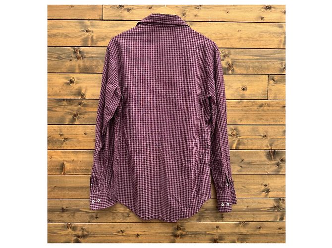 Camicia a Quadri Valentino Sport Bordò - vista 2