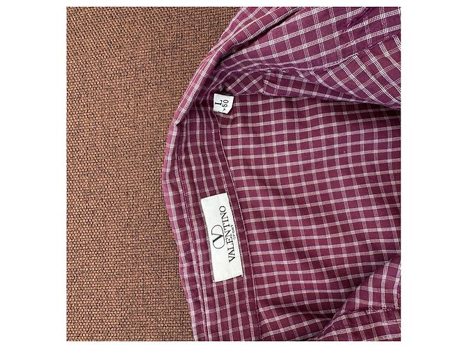 Camicia a Quadri Valentino Sport Bordò - vista 3