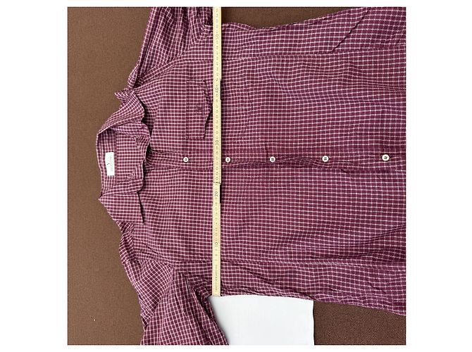 Camicia a Quadri Valentino Sport Bordò - vista 6