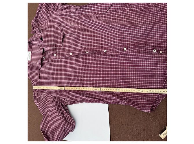 Camicia a Quadri Valentino Sport Bordò - vista 7