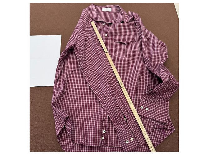 Camicia a Quadri Valentino Sport Bordò - vista 8