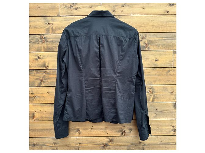 Versace Sport Camicia Utility in cotone nero - vista 2