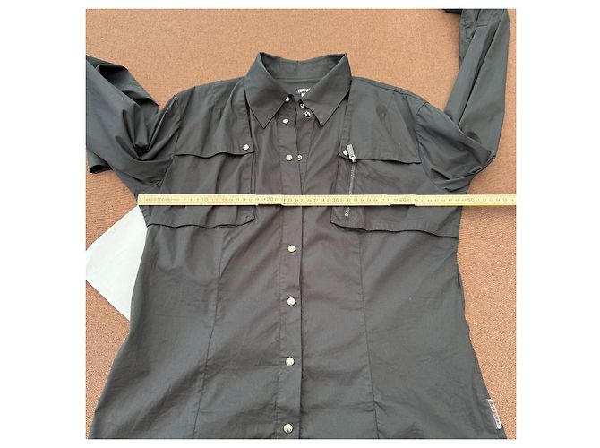 Versace Sport Camicia Utility in cotone nero - vista 7