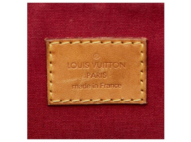 Borsa Louis Vuitton Monogram Vernis Bellevue PM Rosso - vista 12