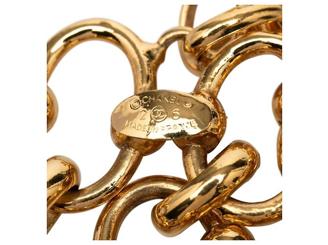 Timeless Bracciale con charm Chanel placcato oro D'oro - vista 4