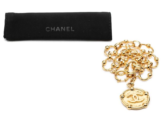 Timeless Bracciale con charm Chanel placcato oro D'oro - vista 5
