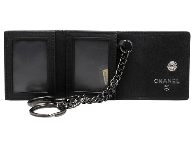 Portachiavi accessorio Chanel Coco Mark Nero - vista 3