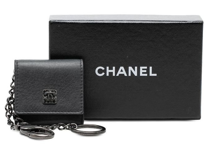 Portachiavi accessorio Chanel Coco Mark Nero - vista 6