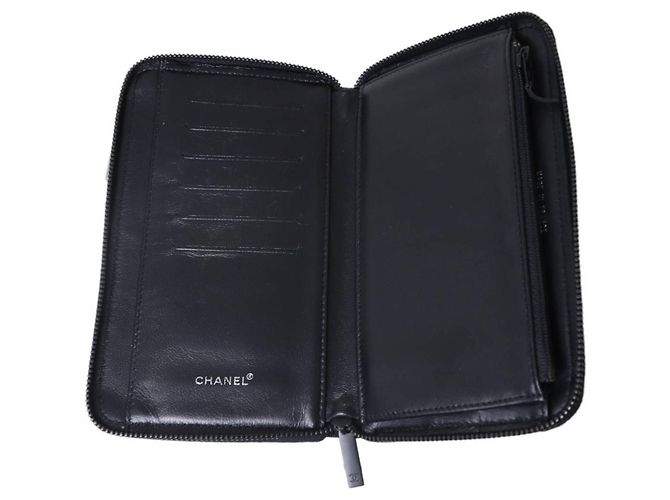 Portafoglio lungo nero Chanel della nuova linea Travel - vista 6