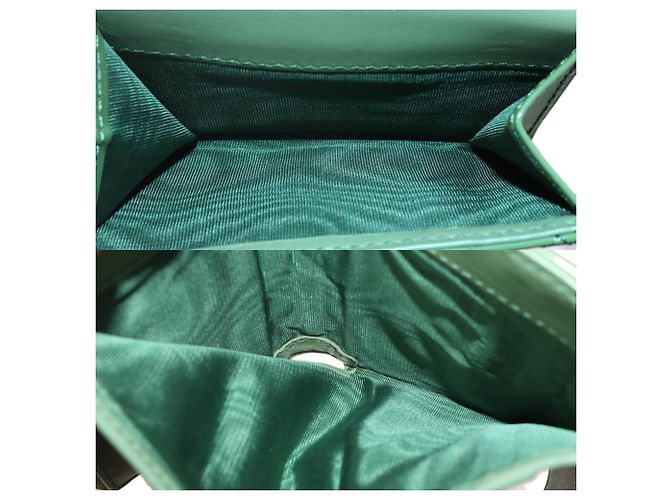 Cartera tríptico Christian Dior Cannage Verde - vista 8