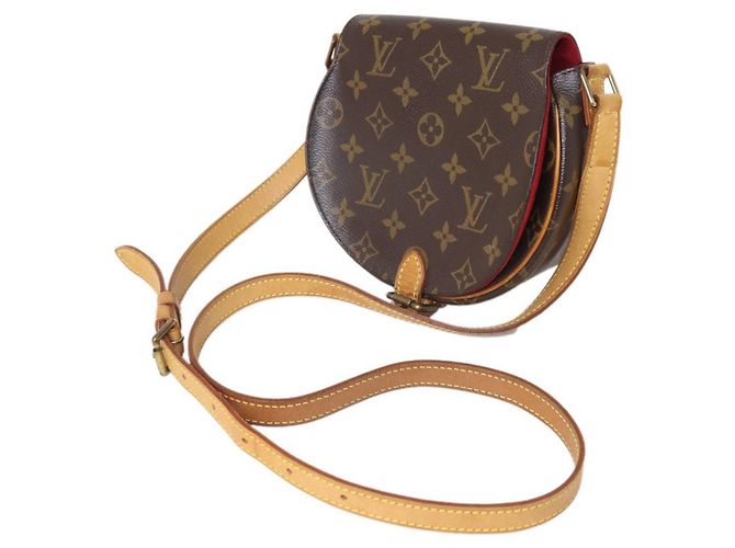 Borsa a Spalla Louis Vuitton Tambourin Monogram Marrone - vista 5