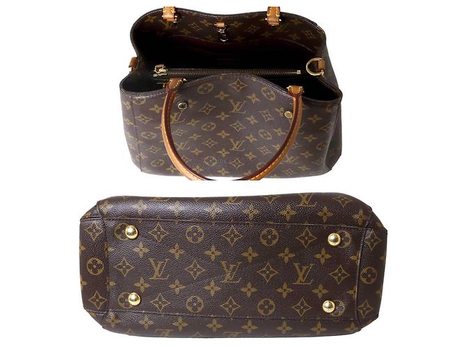Bolso Louis Vuitton Montaigne MM Monograma - vista 4