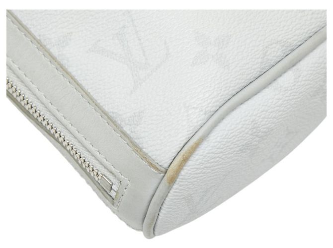 Borsa a tracolla slingback Louis Vuitton Monogram Chalk Marrone Bianco - vista 5