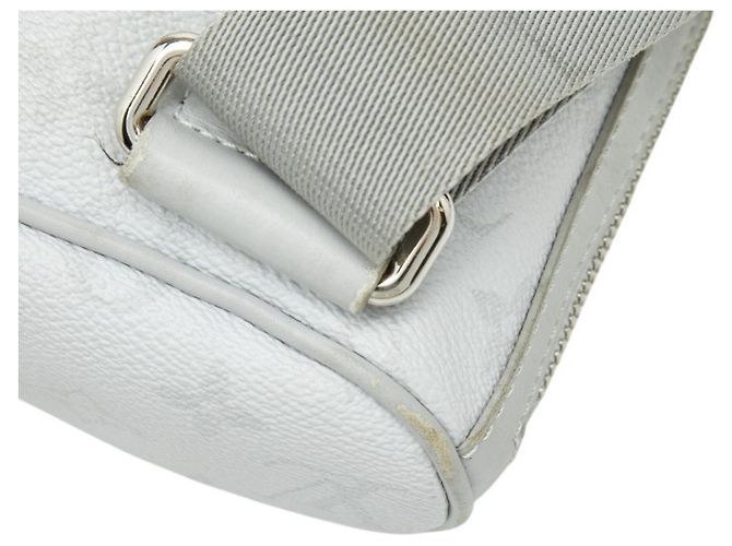 Borsa a tracolla slingback Louis Vuitton Monogram Chalk Marrone Bianco - vista 6