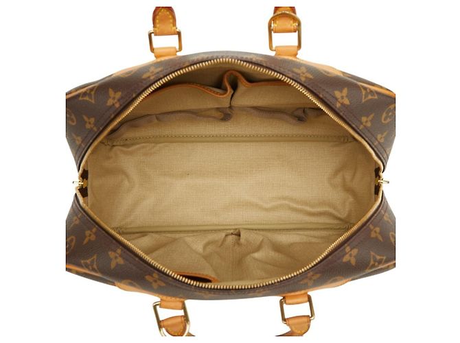 Borsa Louis Vuitton Monogram Deauville M47270 Marrone - vista 10
