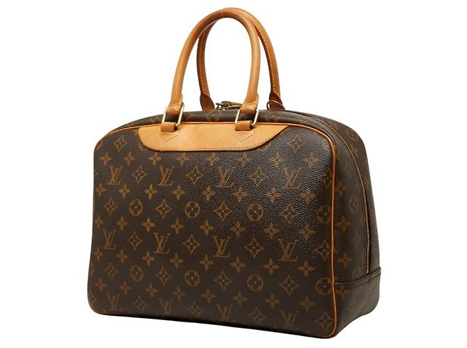 Borsa Louis Vuitton Monogram Deauville M47270 Marrone - vista 2