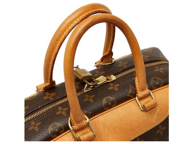 Borsa Louis Vuitton Monogram Deauville M47270 Marrone - vista 4